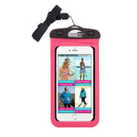 SwimCell Waterproof Phone Case - Large Hot Pink