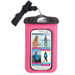 SwimCell Waterproof Phone Case - Standard Hot Pink