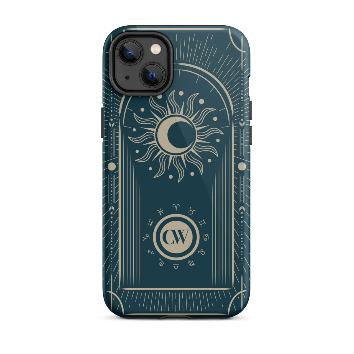 Tarot iPhone Case - Midnight Blue iPhone 14 Plus