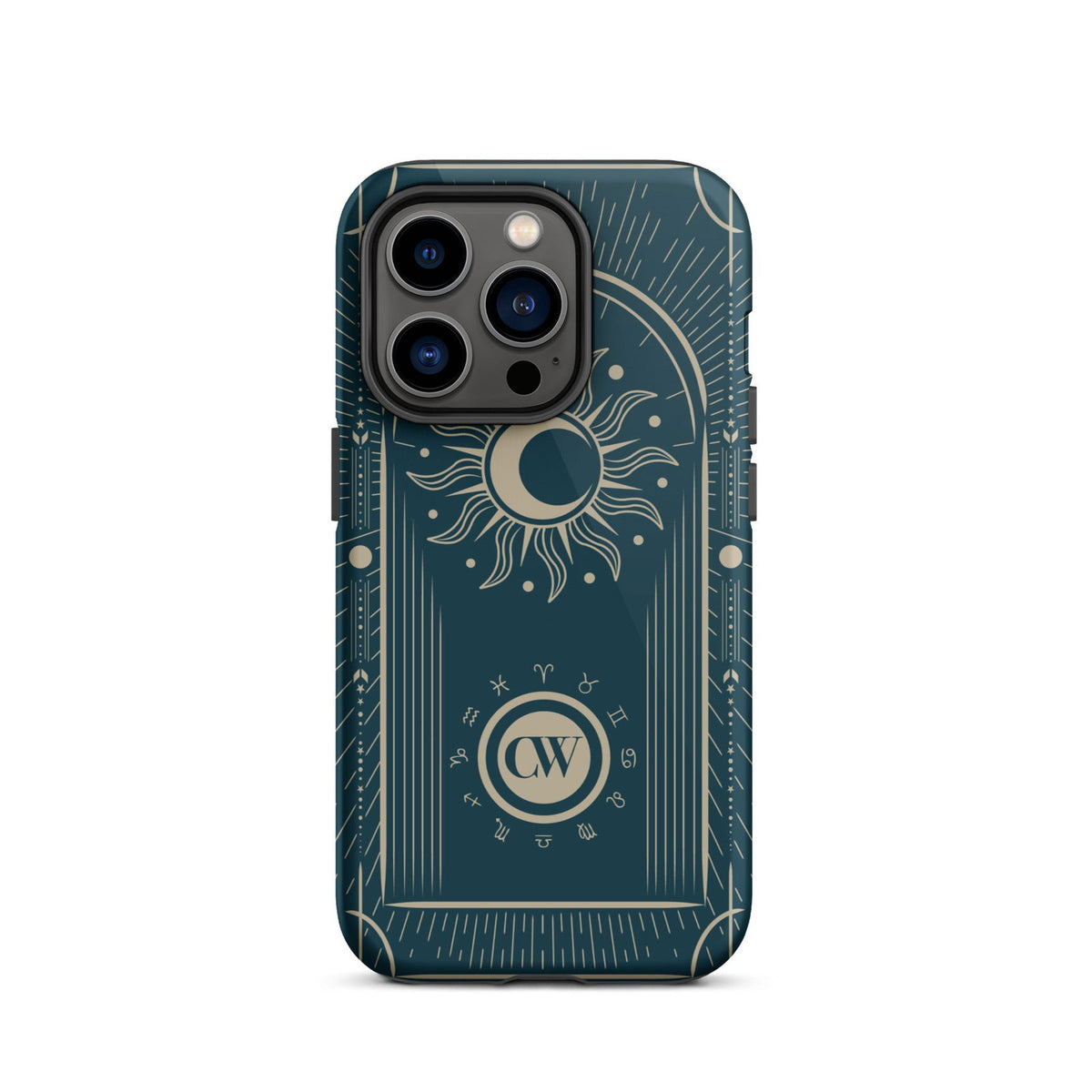 Tarot iPhone Case - Midnight Blue iPhone 14 Pro