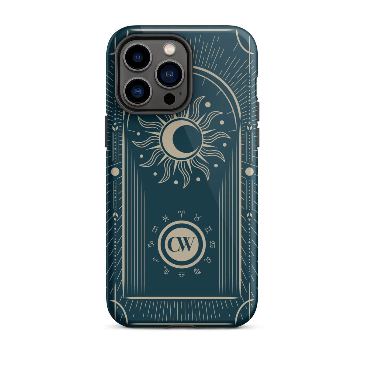 Tarot iPhone Case - Midnight Blue iPhone 14 Pro Max