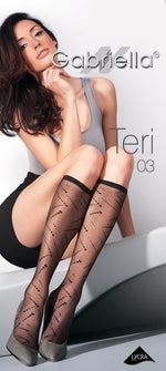 Gabriella Teri Knee Highs One Size Black