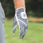 The Blue Aztec Golf Glove | Motif Collection