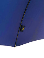 The Cotton® Crook Wooden Handle Umbrella- French Navy