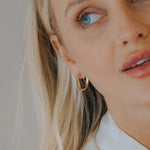 Dainty London The Gold Hebe Hoop Earrings