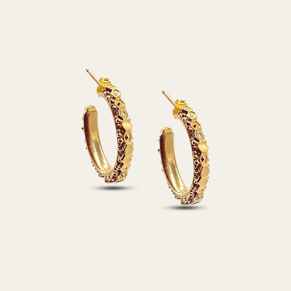 Dainty London The Gold Hebe Hoop Earrings