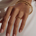 Dainty London Everyday Gold Goddess Inspired Ring - Hebe
