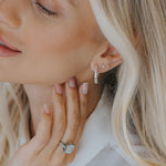 Dainty London The Silver Hebe Hoops