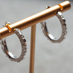 Dainty London The Silver Hebe Hoops