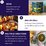 Spice Pots The Ultimate BBQ Seasoning Set - 4 Spices and 8 Easy BBQ Recipes