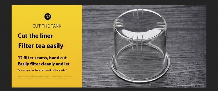 Thickened Borosilicate Glass Tea Set Teapot