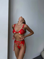 THIRST Cut Out 3 Piece Lingerie Set