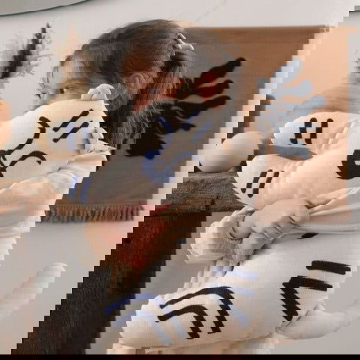 Tiger Embroidery Cushion by Nobodinoz