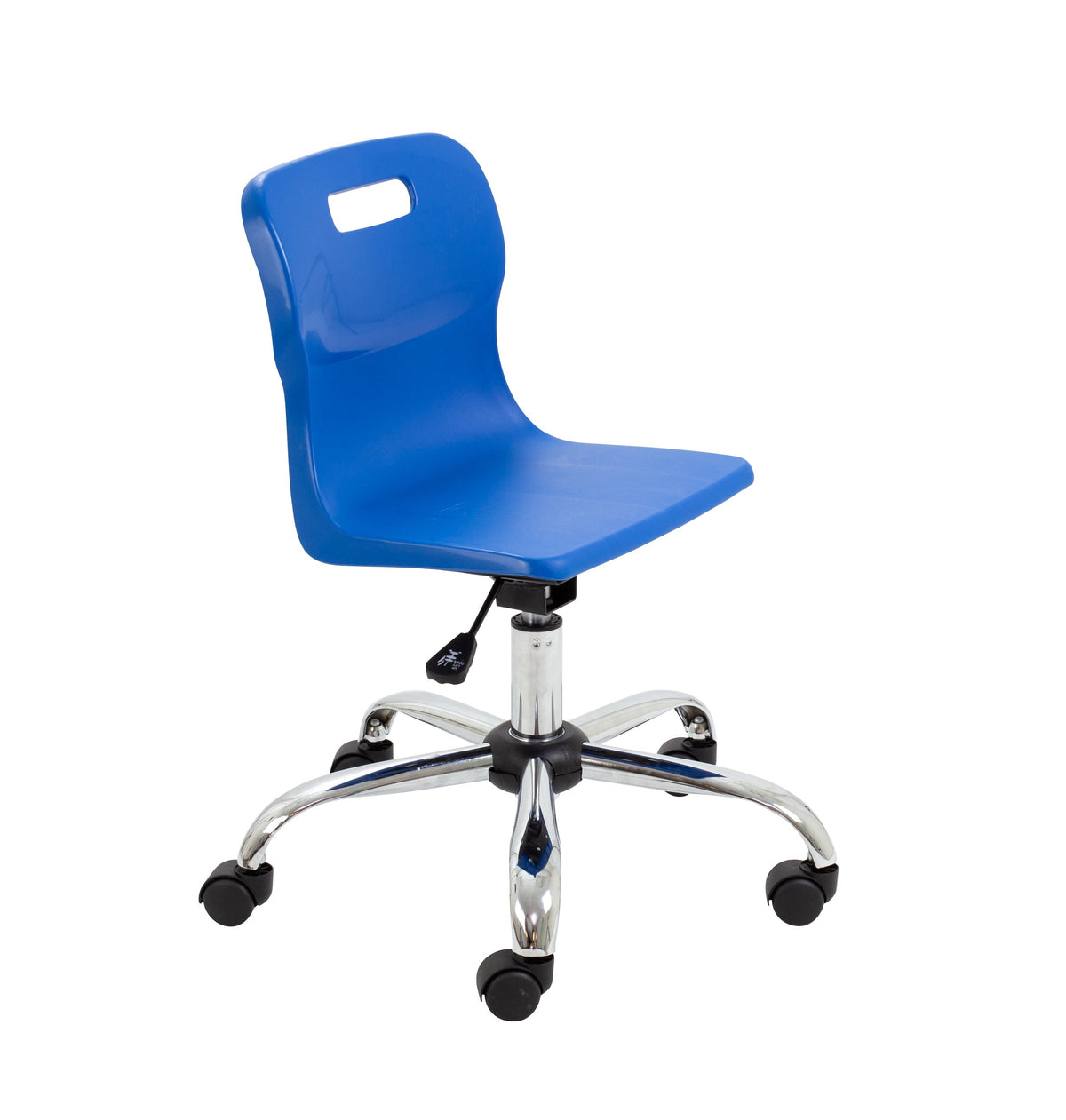 Titan Swivel Junior Chair (365 to 435mm) Blue Castors
