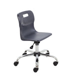 Titan Swivel Junior Chair (365 to 435mm) Charcoal Castors