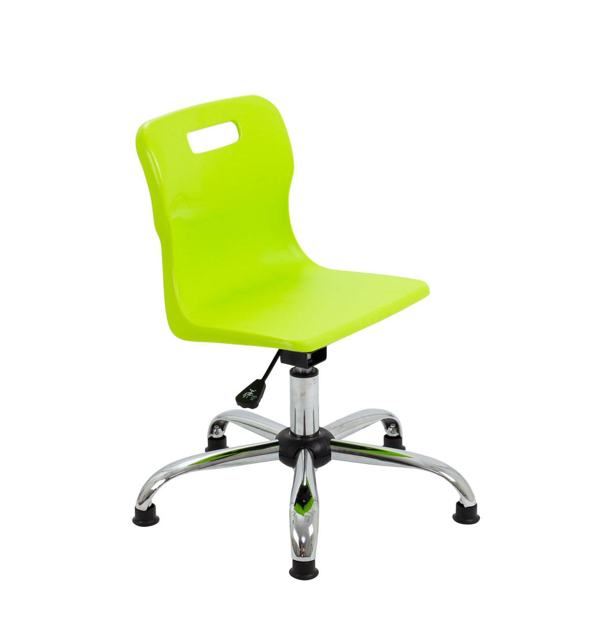 Titan Swivel Junior Chair (365 to 435mm) Lime Glides