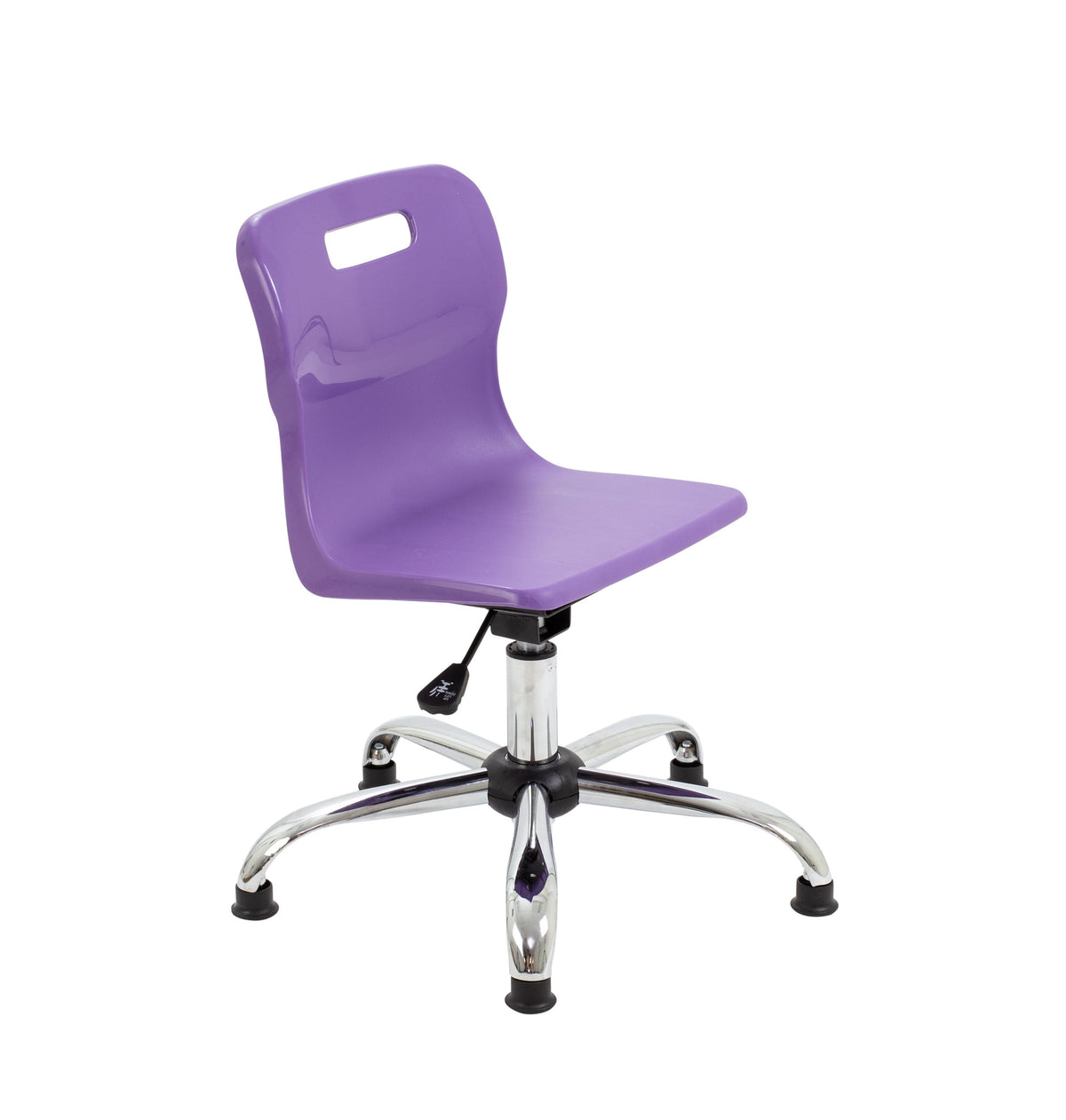 Titan Swivel Junior Chair (365 to 435mm) Purple Glides