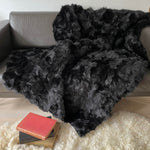 Toscana Shearling Throw | Rug | Obsidian