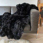 Toscana Shearling Throw | Rug | Obsidian