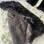 Tuscan Shearling Throw | Fur Blanket | Sheepskin Rug | Dark Chocolate