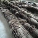 Tuscan Shearling Throw | Fur Blanket | Sheepskin Rug | Rich Mink