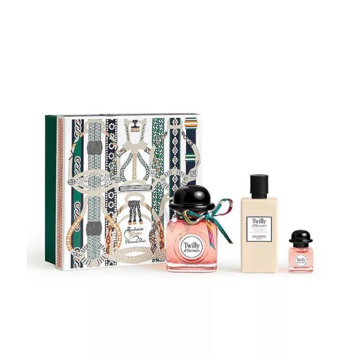 Hermès Twilly d’Hermès 85ml EDP + 80ml Body Lotion + Mini for Women Gift Set