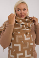Viscose Wool Mix Shawl 190cm | 9 Colours | AT brown 2 one-size-fits-all