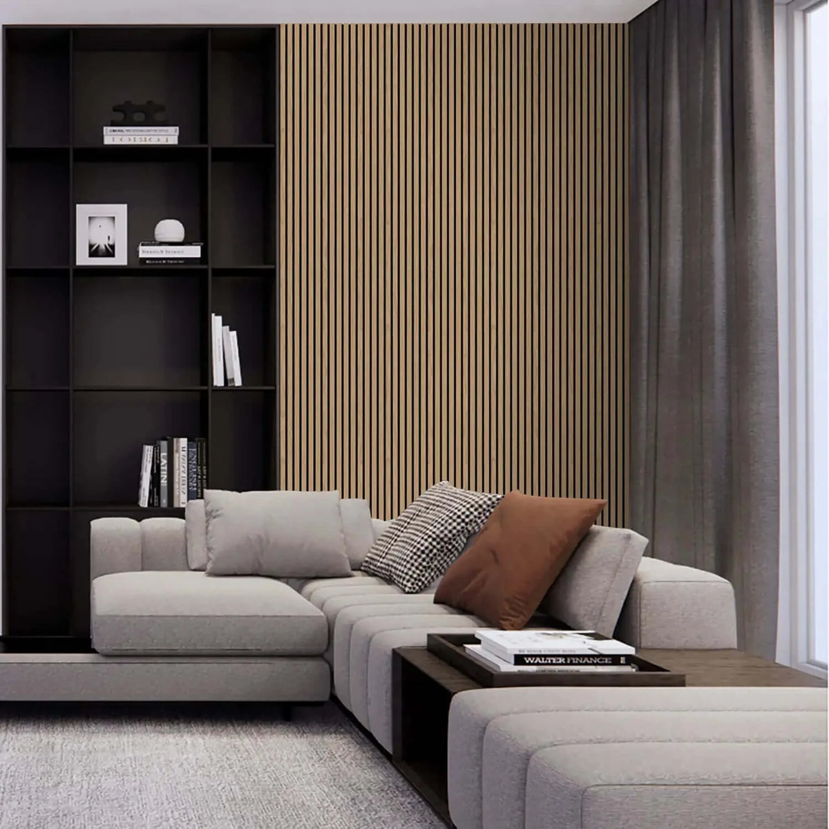 Walnut Acoustic Wall Panels 3 Pack