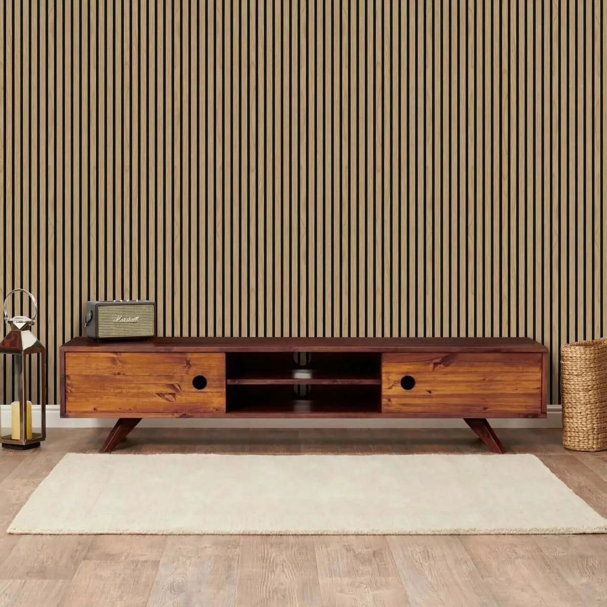 Walnut Acoustic Wall Panels 3 Pack