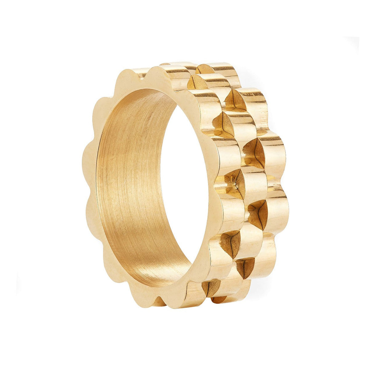 Watch Strap Gold Ring