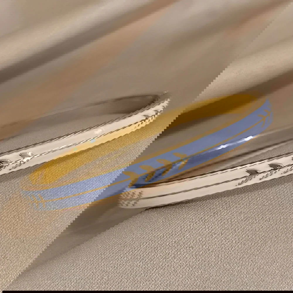 White Enamel Arrow Bracelet - Gold or Silver