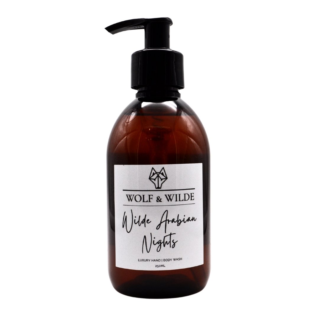 Wolf & Wilde Arabian Nights Luxury 2 In 1 Liquid Soap - Hand & Body Wash 250ml