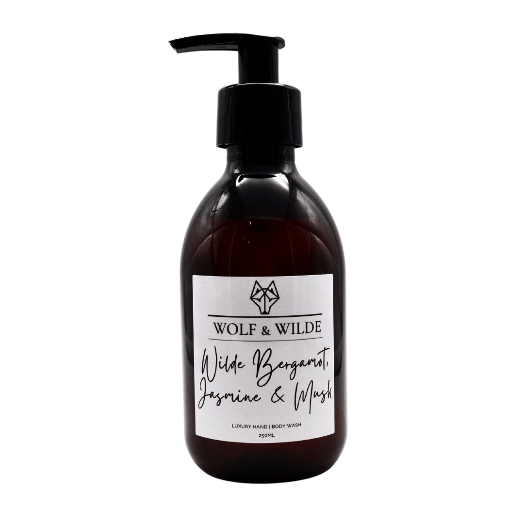 Wilde Bergamot, Jasmine & Musk Luxury 2 In 1 Liquid Soap - Hand & Body Wash 250ml
