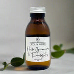 Wilde Geranium & Eucalyptus 100ml Luxury Reed Diffuser Refill In Amber Glass Bottle