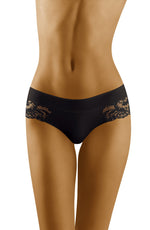 Wolbar Cara Lace Briefs Black