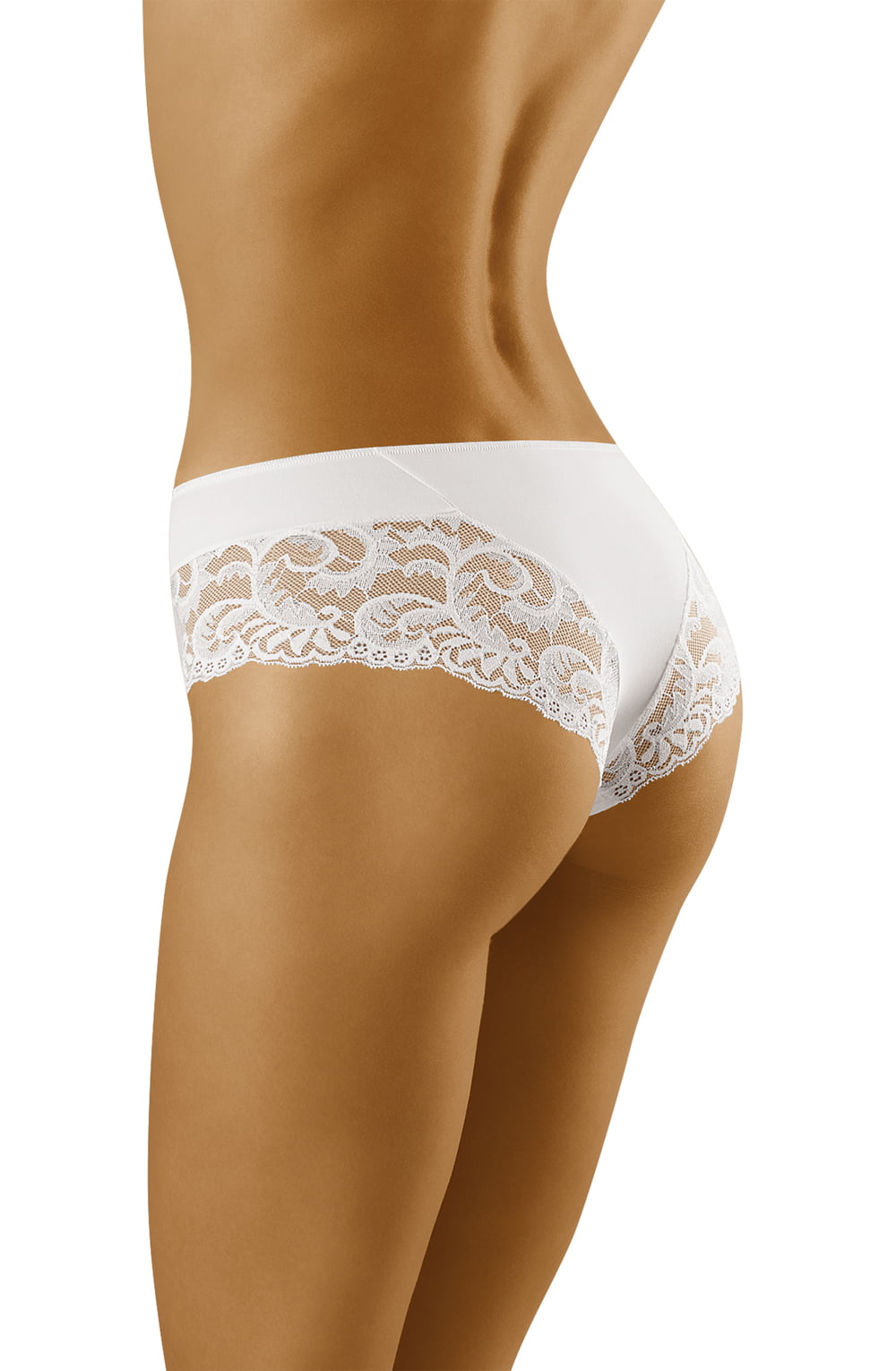 Wolbar Cara Lace Briefs White