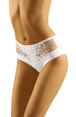 Wolbar Eco-La Cut Out Sheer Panel Briefs White