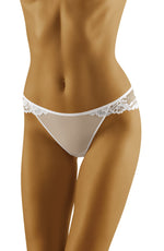 Wolbar Elen Soft Sheer Mesh Lace Briefs White