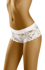 Wolbar Jade Lace Short Briefs White