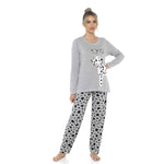 Daisy Dreamer Women's Cotton Soft Cosy Pyjama Set DALMATION