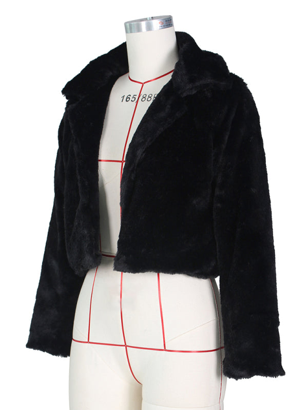 Women's Faux Fur Short Jacket