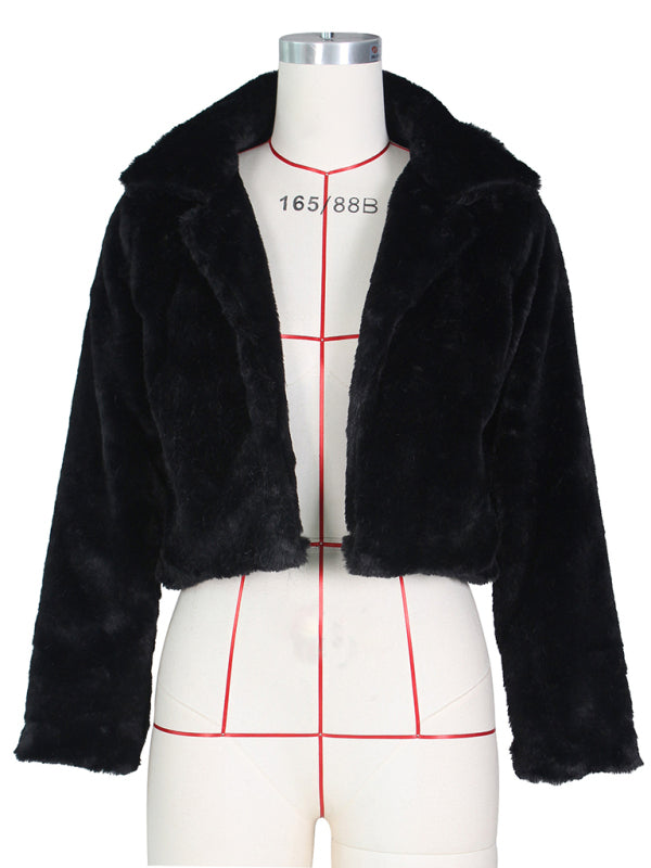 Women's Faux Fur Short Jacket