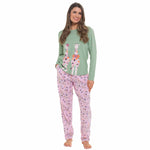 Daisy Dreamer Women's Giraffe Cotton Jersey Long Sleeve Pyjama Set