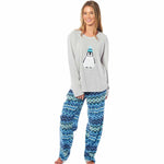 Daisy Dreamer Women's Penguin Thermal Fleece Pyjamas Set Soft Warm Winter PJs PENGUIN