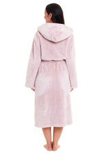 Daisy Dreamer Snuggle Fleece Hooded Robe - Soft Luxurious Dressing Gown