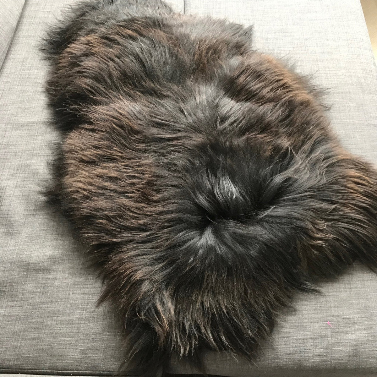 X-Large Icelandic Natural Black Brown Espresso Eco Sheepskin Rug