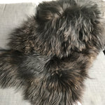 X-Large Icelandic Natural Black Brown Espresso Eco Sheepskin Rug