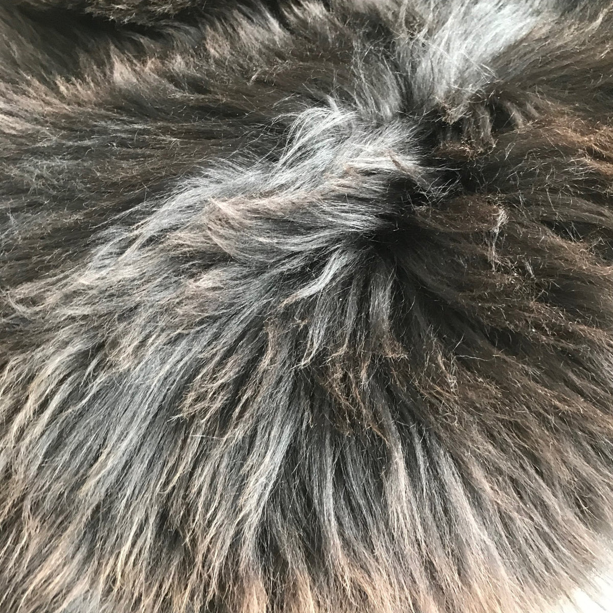 X-Large Icelandic Natural Black Brown Espresso Eco Sheepskin Rug