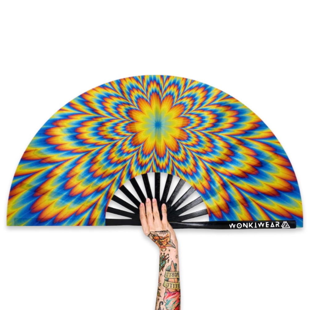 XL Festival Handheld Fan - Silky Tripping Fan ONLY