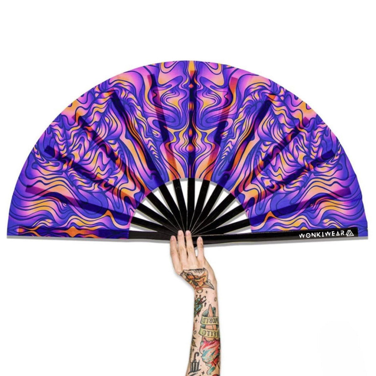 XL Festival Handheld Fan - UV Reactive, Sunset Session Fan ONLY